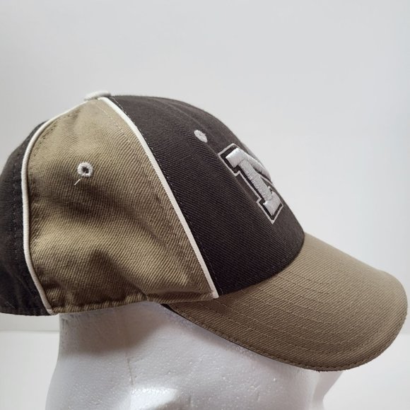 Zephyr Brand University of Michigan Wolverines Brown/Tan Fitted Hat Sz 6 3/4 Cap - Picture 3 of 13